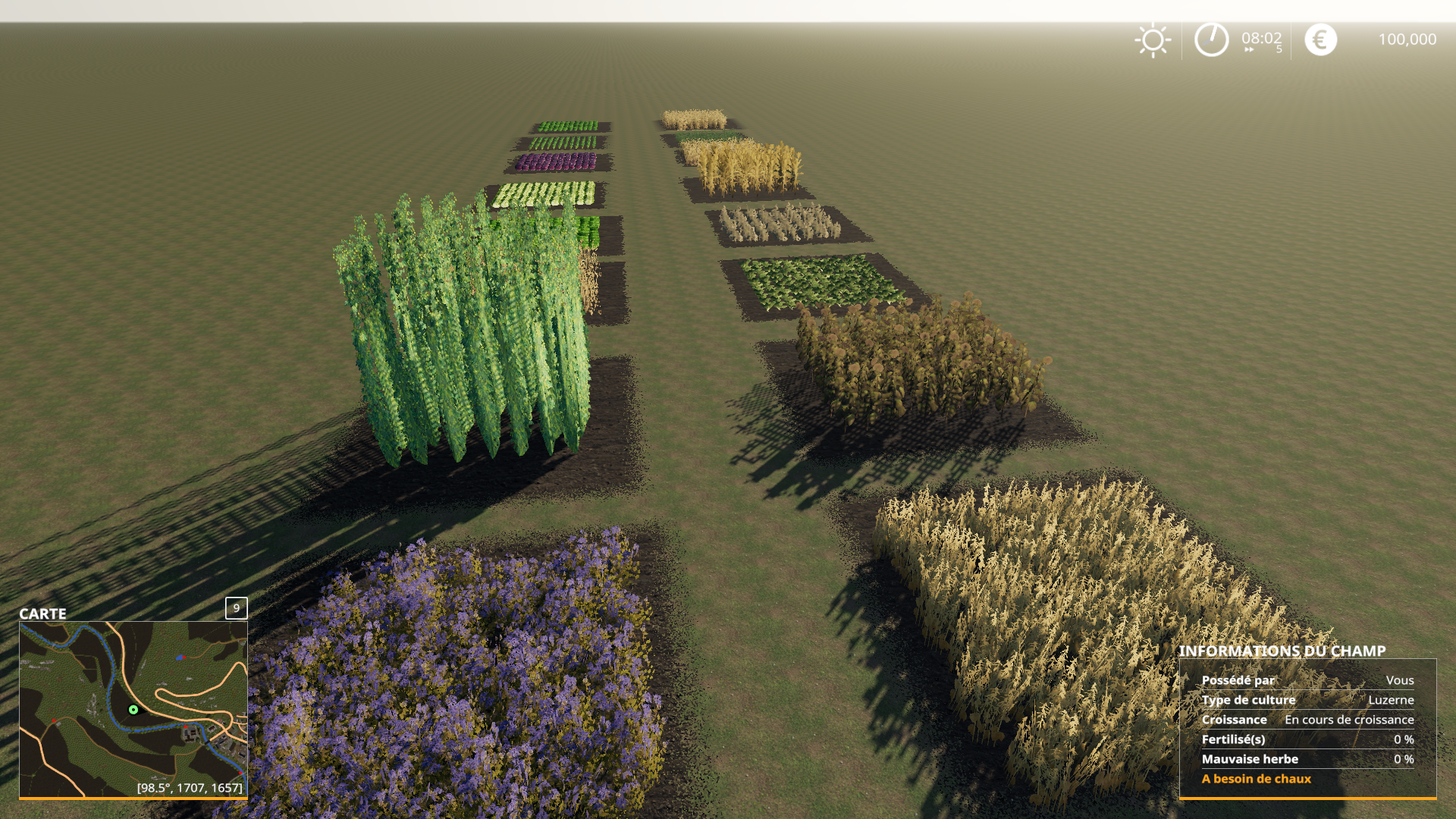 Ls Sample Mod Map X Avec Tp Fruits Farming Simulator Mod