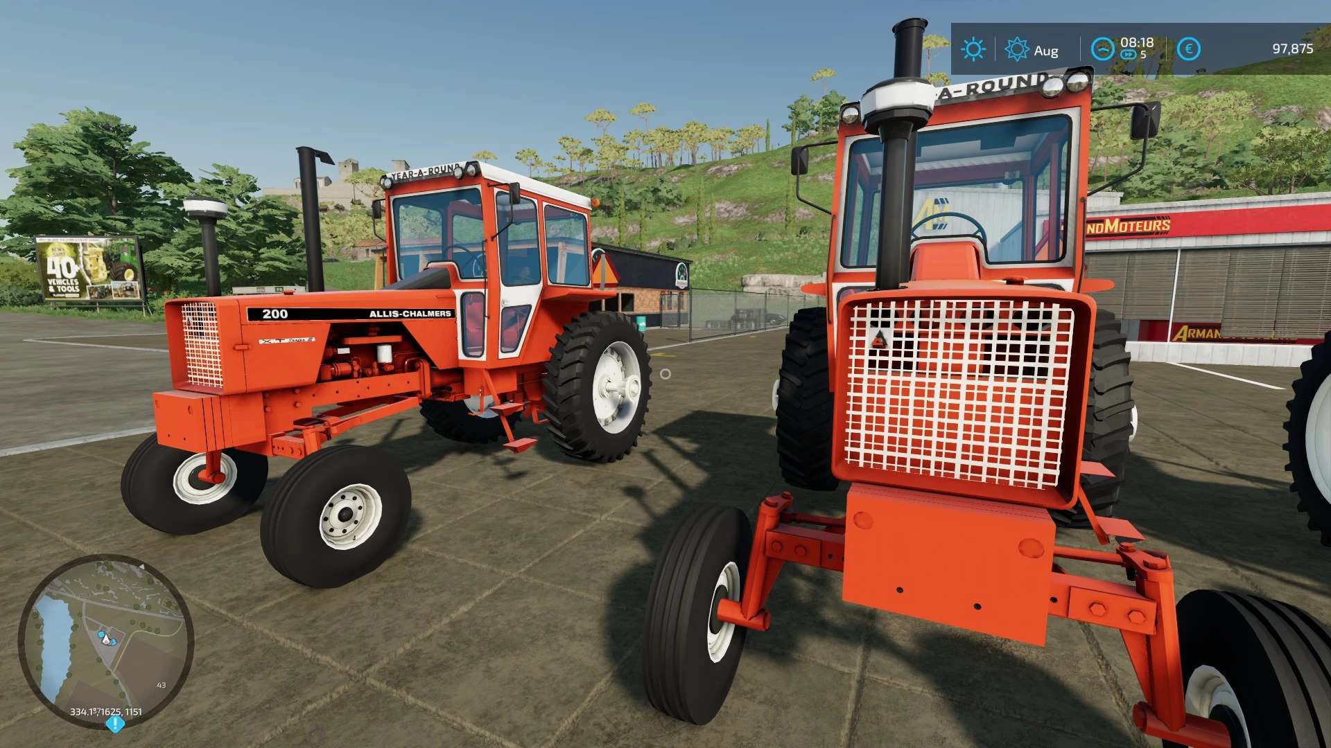 LS22 Allis Chalmers 180 200 Edited V1 0 0 0 Farming Simulator 22 Mod