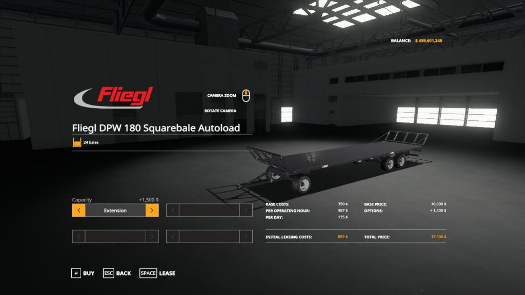 Ls2019 Fliegl Dpw 180 Squarebale Autoload V10 Farming Simulator 22 Mod Ls22 Mod Download 5175