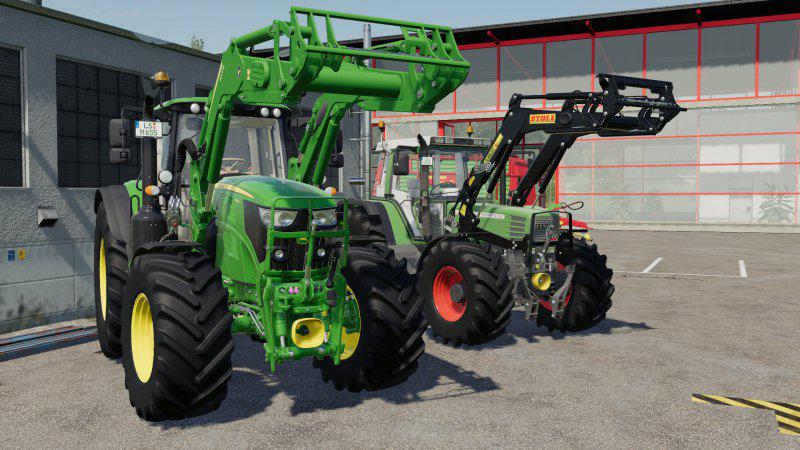 John Deere 6r Serie Mit 643r Frontlader V1 1 Fs19 Lan 6313