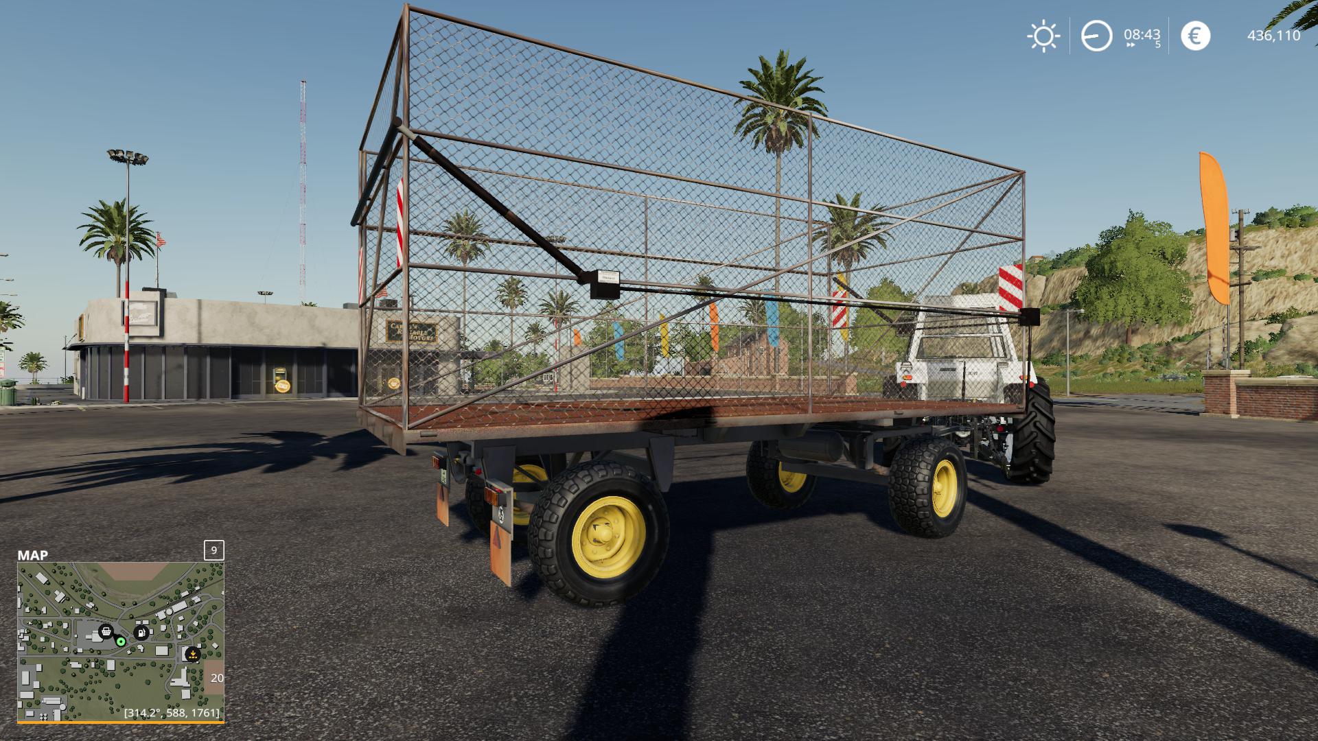 LS 19 HW 80 Bale Trailer v1.0 - Farming Simulator 22 mod, LS22 Mod ...