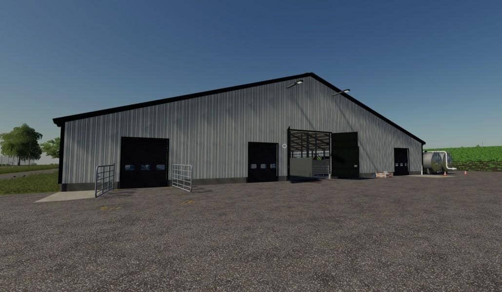 Mod Big Cow Shed V10 Farming Simulator 22 Mod Ls22 Mod Download 9659