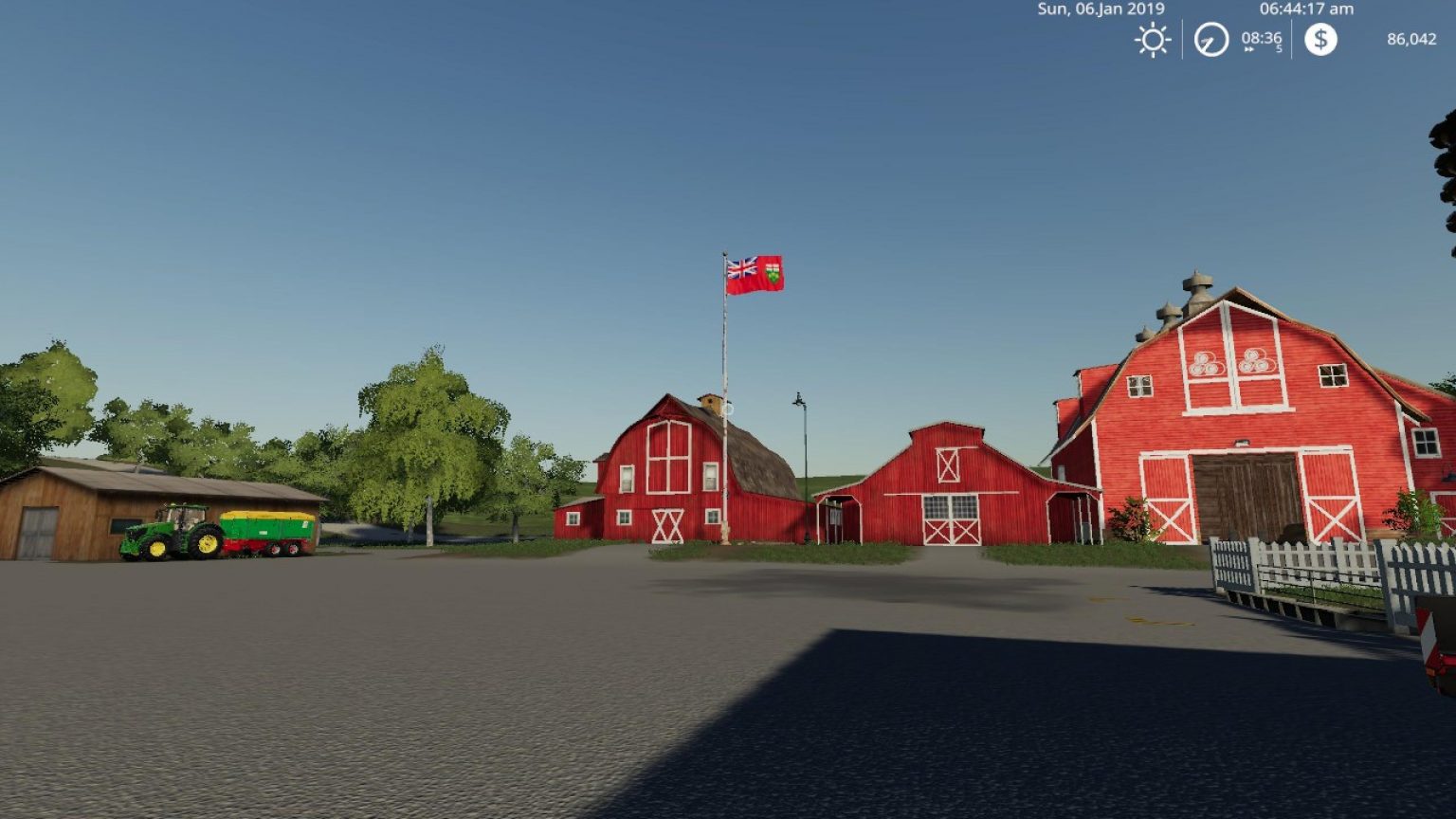 Mod Ontario Flag v1.0 - Farming Simulator 22 mod, LS22 Mod download!