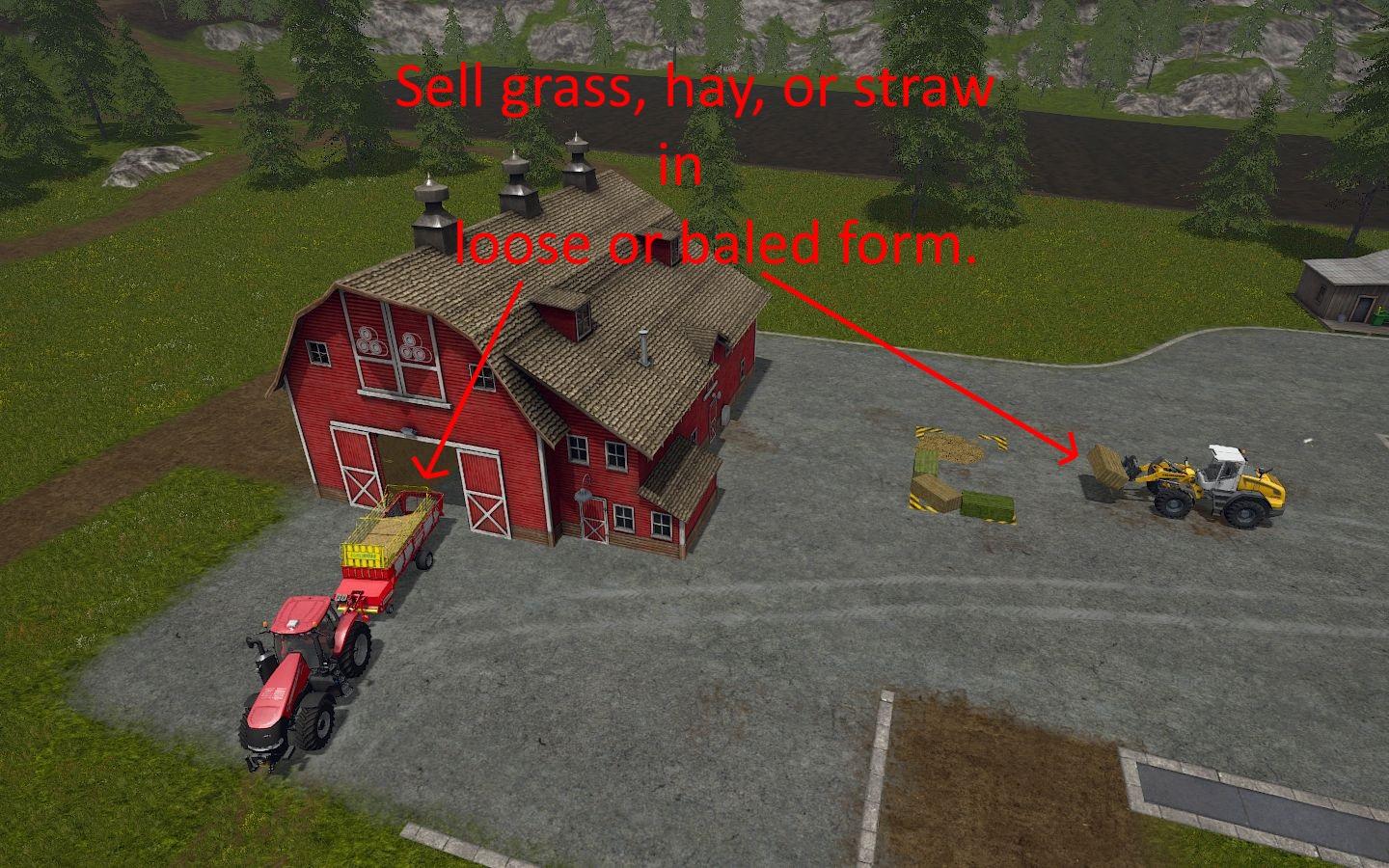 how to bale hay farming simulator 2014