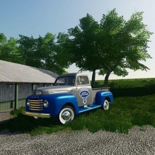 Mod 1948 Ford F100 service truck v1.0 - Farming Simulator 22 mod, LS22 ...