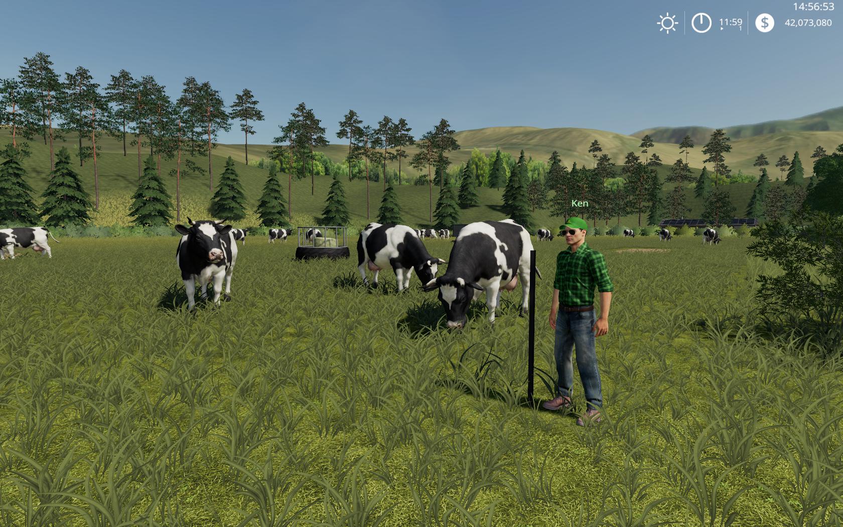 Object Placeable Open Range Cow Pasture V Farming Simulator Mod