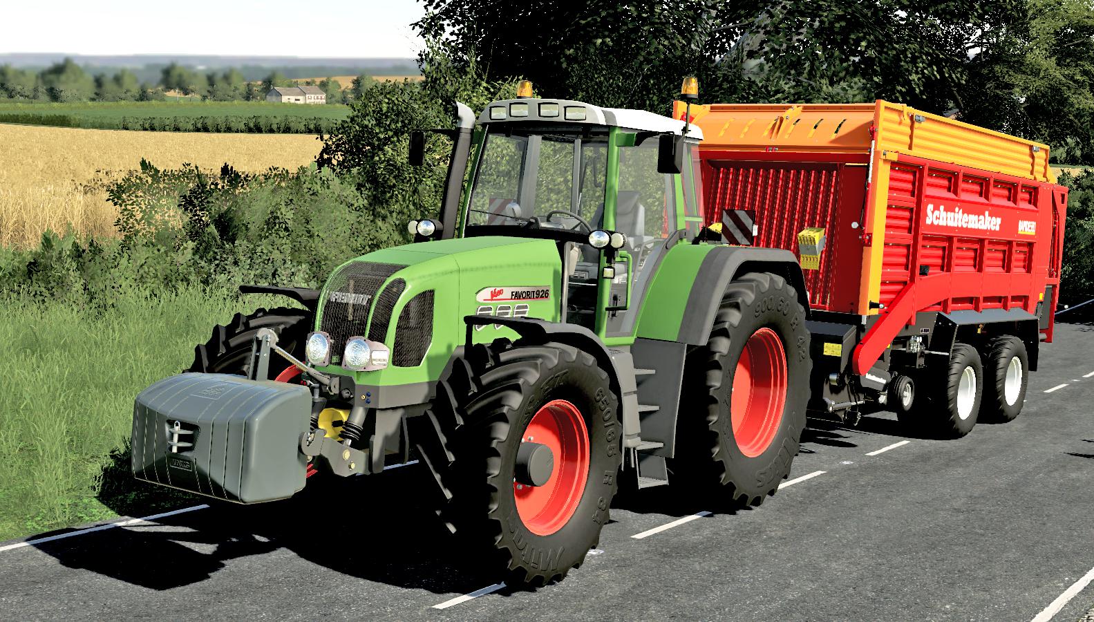 Tractor Fendt Favorit 900 Vario Tms Series V10 Farming Simulator 22 6446