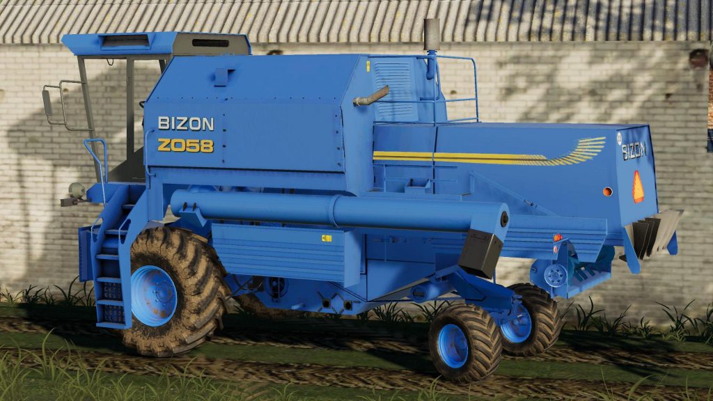 FS 19 Bizon Rekord Z058 NH DIY v1.0 - Farming Simulator 22 mod, LS22 ...