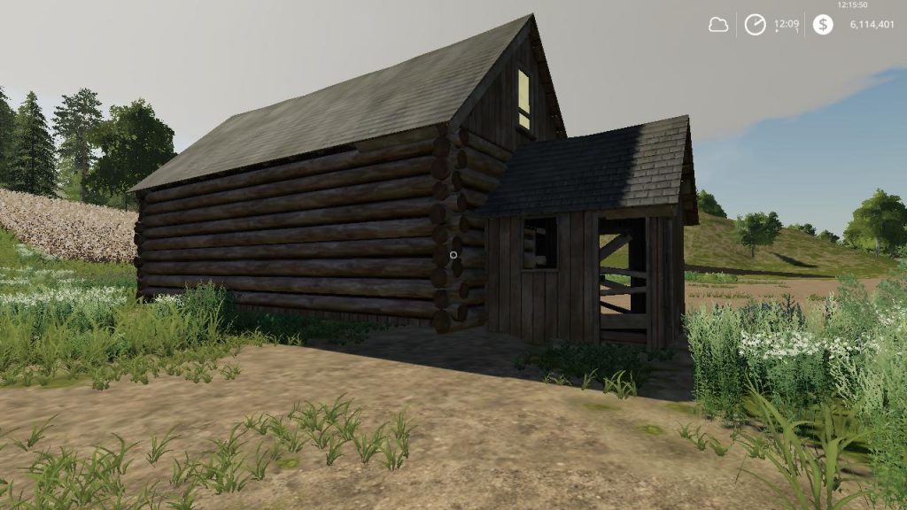 Log cabin v1.0 FS19 - FS 25 modding - LS25 Mod download!