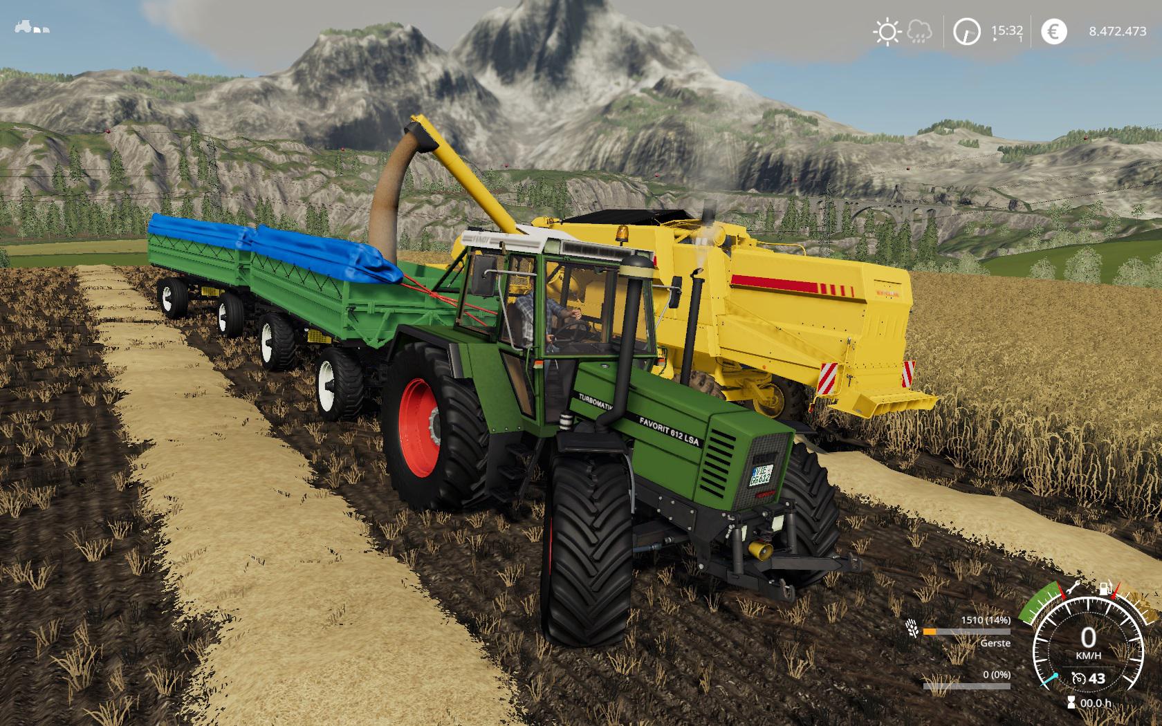 Mod Fendt Favorit 600 Lsa Alpha V0007 Farming Simulator 22 Mod Ls22 Mod Download 3132