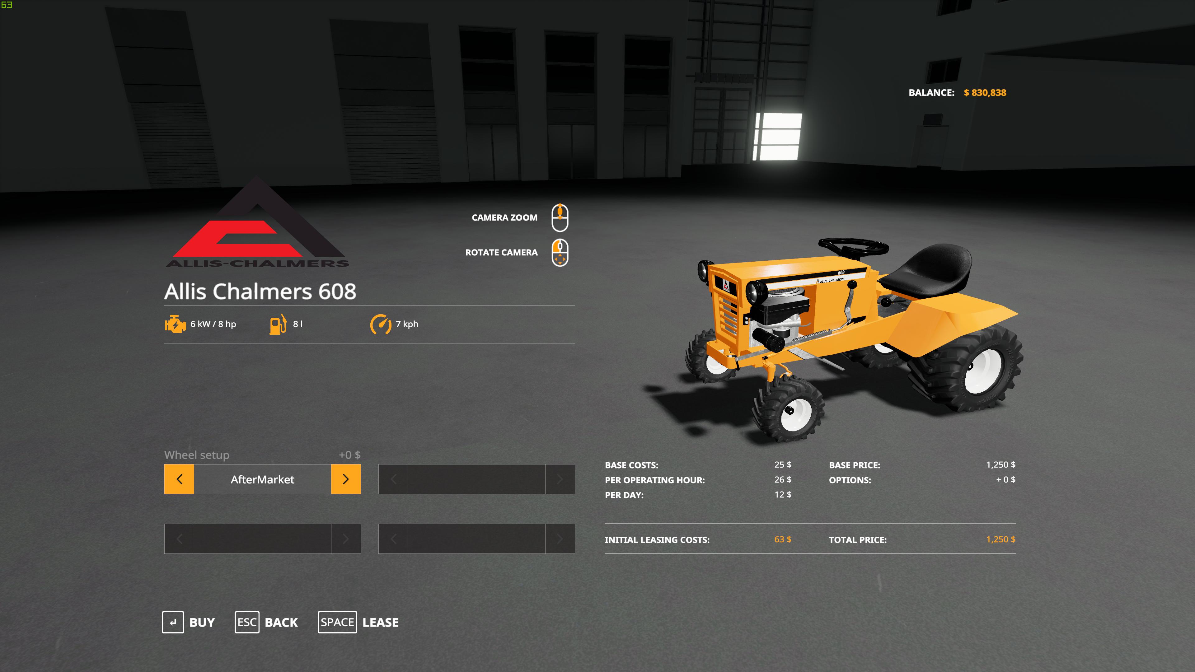 Tractor 1974 Allis Chalmers 608 V1000 Farming Simulator 19 Mod Ls19 Mod Download 0777