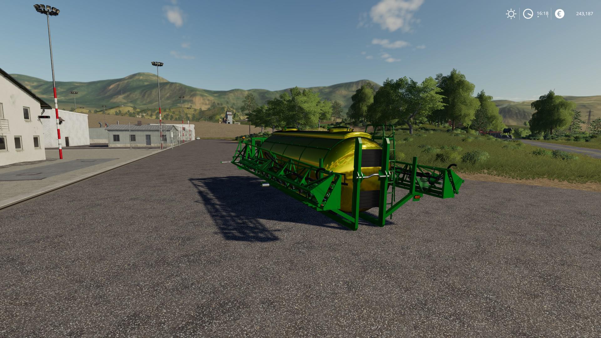 LS2019 John Deere 4045 Hooklift Sprayer v1.1 - Farming Simulator 22 mod, LS...