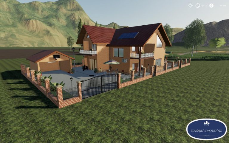 LS2019 FarmHouse v1.0 - Farming Simulator 22 mod, LS22 Mod download!