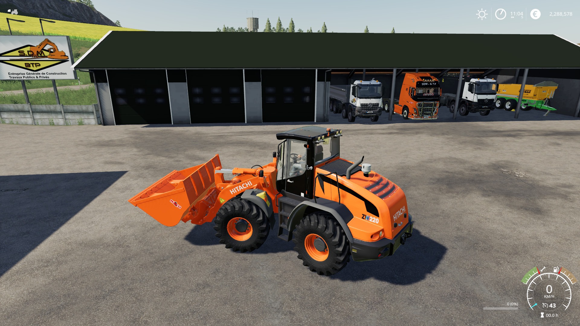 Mod Hitachi Zw220 V10 Farming Simulator 22 Mod Ls22 Mod Download 9786