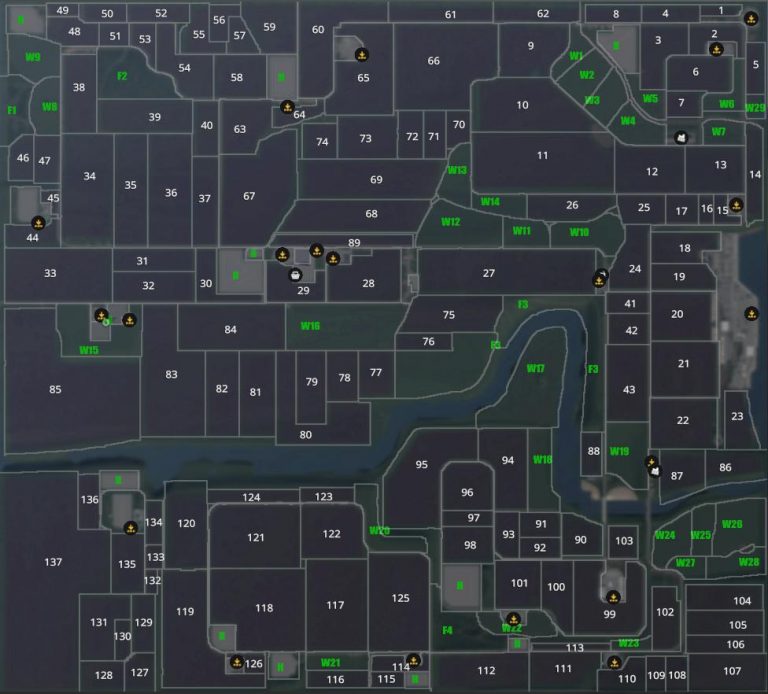 LS 19 Project Niedersachsen, Vierfach Map v2.5.1 - Farming Simulator 22