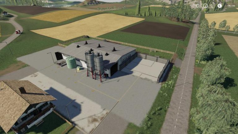 LS19 Big pigsty with animal pen extension v1.0 - Farming Simulator 22 ...