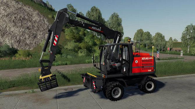 LS 19 Excavator ATLAS Pack v1.0.0.0 - Farming Simulator 22 mod, LS22 ...