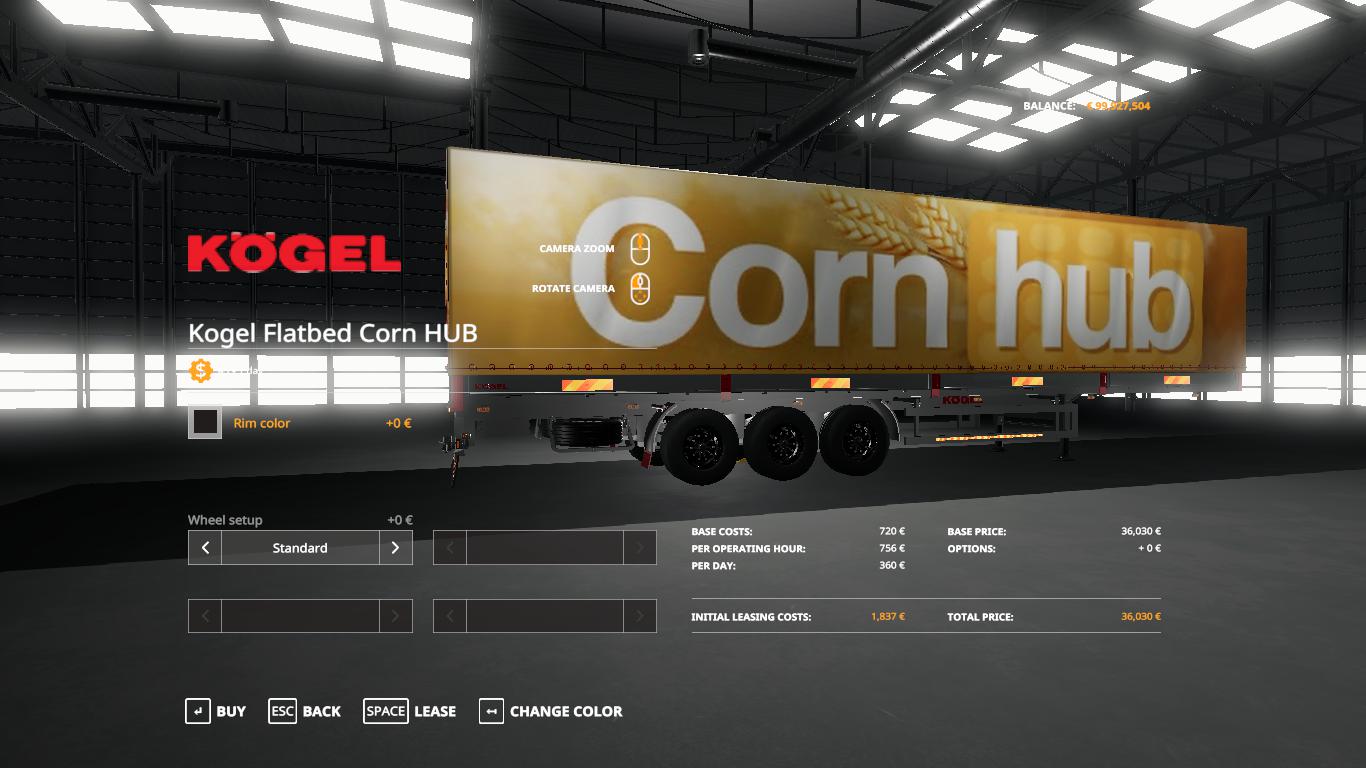 Ls2019 Cornhub Kogel Autoloader Trailer V10 Farming Simulator 22 Mod Ls22 Mod Download 8614