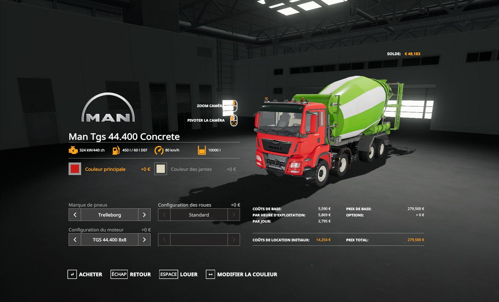 Tgs 44400 Concrete V10 Truck Farming Simulator 22 Mod Ls22 Mod Download 0823