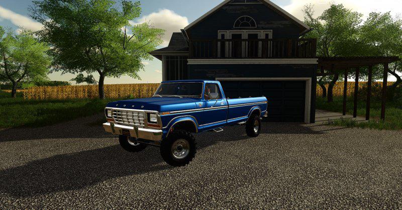 Fs 19 Ford F 150 Ranger Xlt 1978 V1000 Farming Simulator 22 Mod Ls22 Mod Download 7392