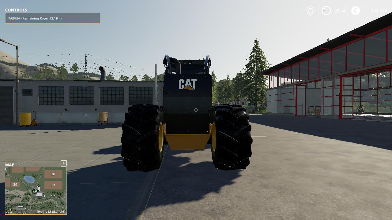 LS19 Caterpillar 535D Winch Skidder V1.0 - Farming Simulator 22 mod ...