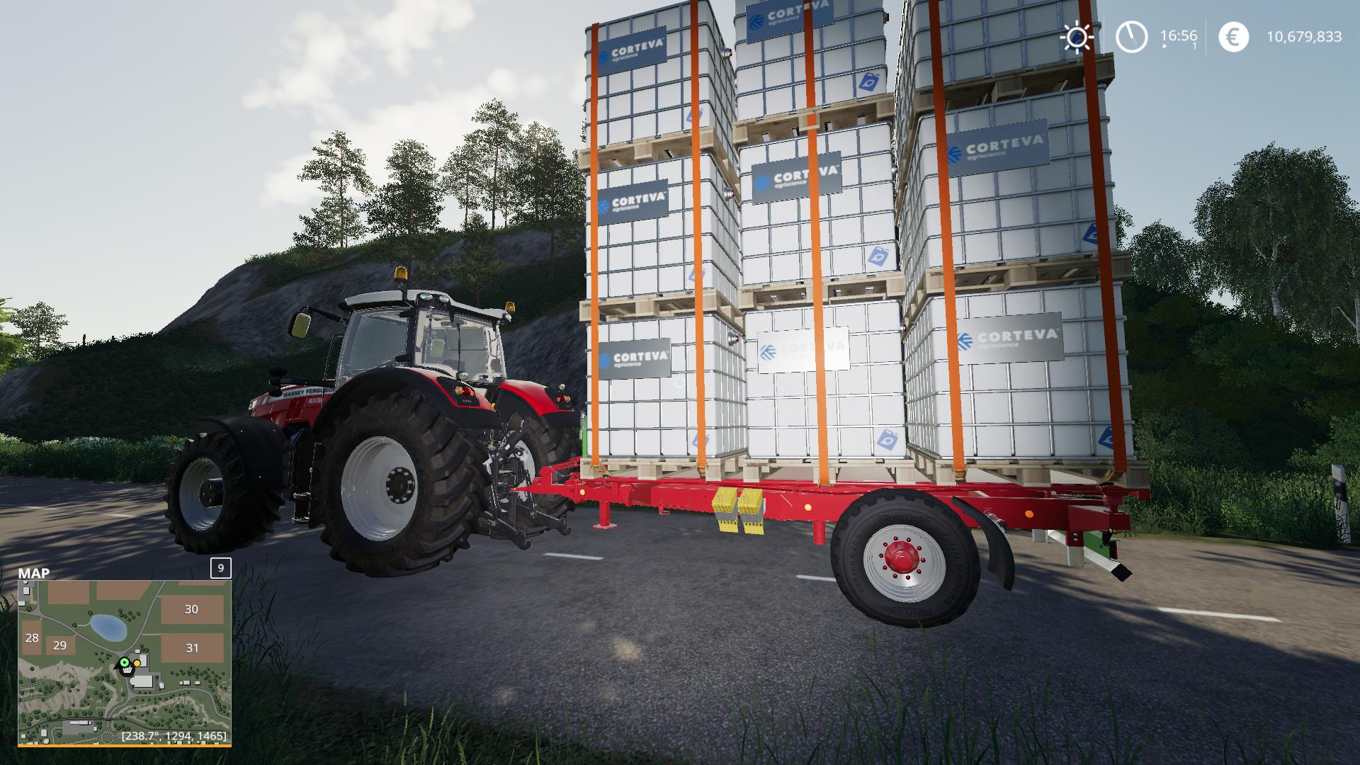 Trailer Autoload Pack With 3 Tiers Of Pallet Loading 1000 Farming Simulator 22 Mod Ls22 2185