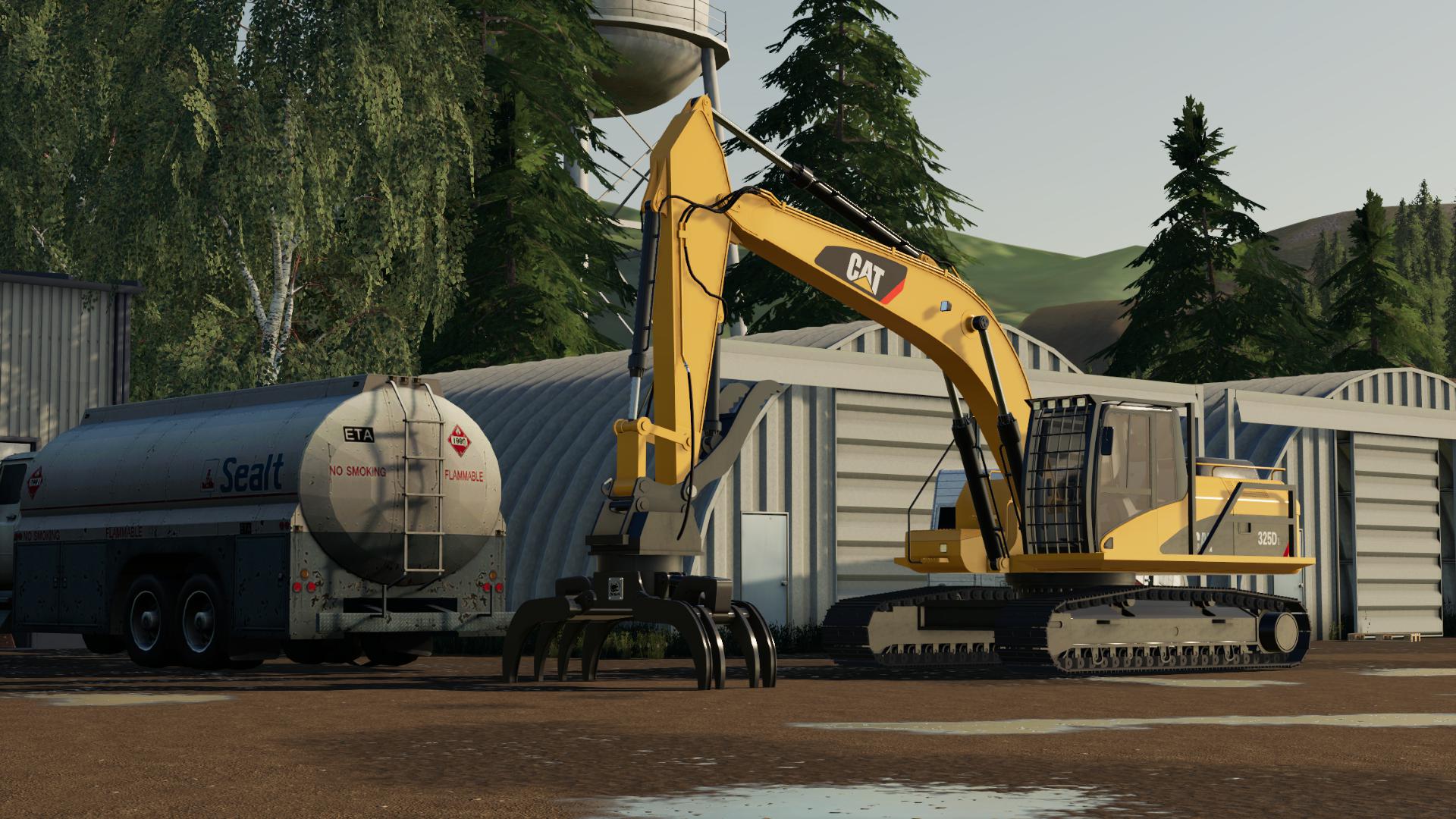 Fs 19 Cat 325dl Excavator V10 Farming Simulator 22 Mod Ls22 Mod Download 0784