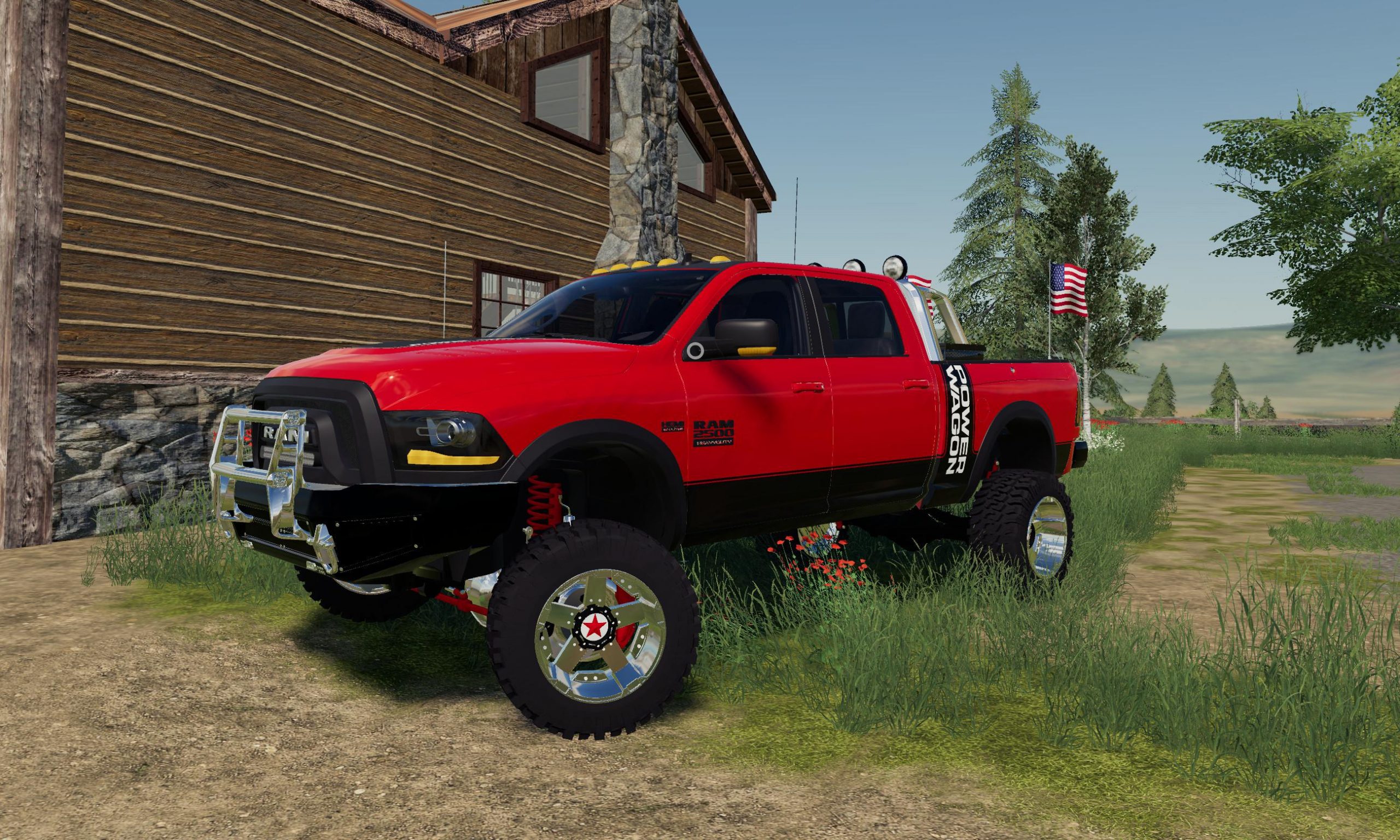 DODGE Power Wagon v1.0 Truck - Farming Simulator 19 mod, LS19 Mod download!