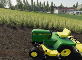 Mod John Deere 332 Lawn Tractor with Lawn Mower and Garden v2.0 ...