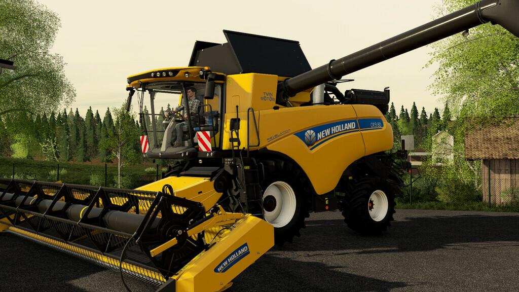 Мод new. New Holland CR 6.90. New Holland FS 19. Комбайн Нью Холланд для ФС 19. Комбайн нев Холланд на фс19.