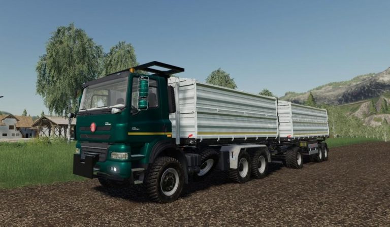 Tatra Phoenic 6x6 Sklapec V1.0 Truck - Farming Simulator 22 Mod, Ls22 