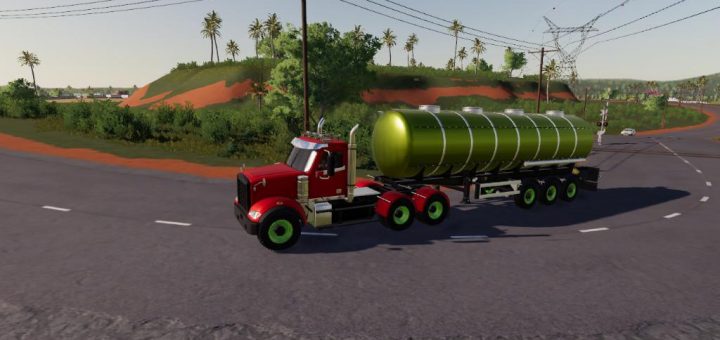 Ls19 Fliegl Semi Roadtrain Biogas Trailer V16 Farming Simulator 19 Mod Ls19 Mod Download 9245