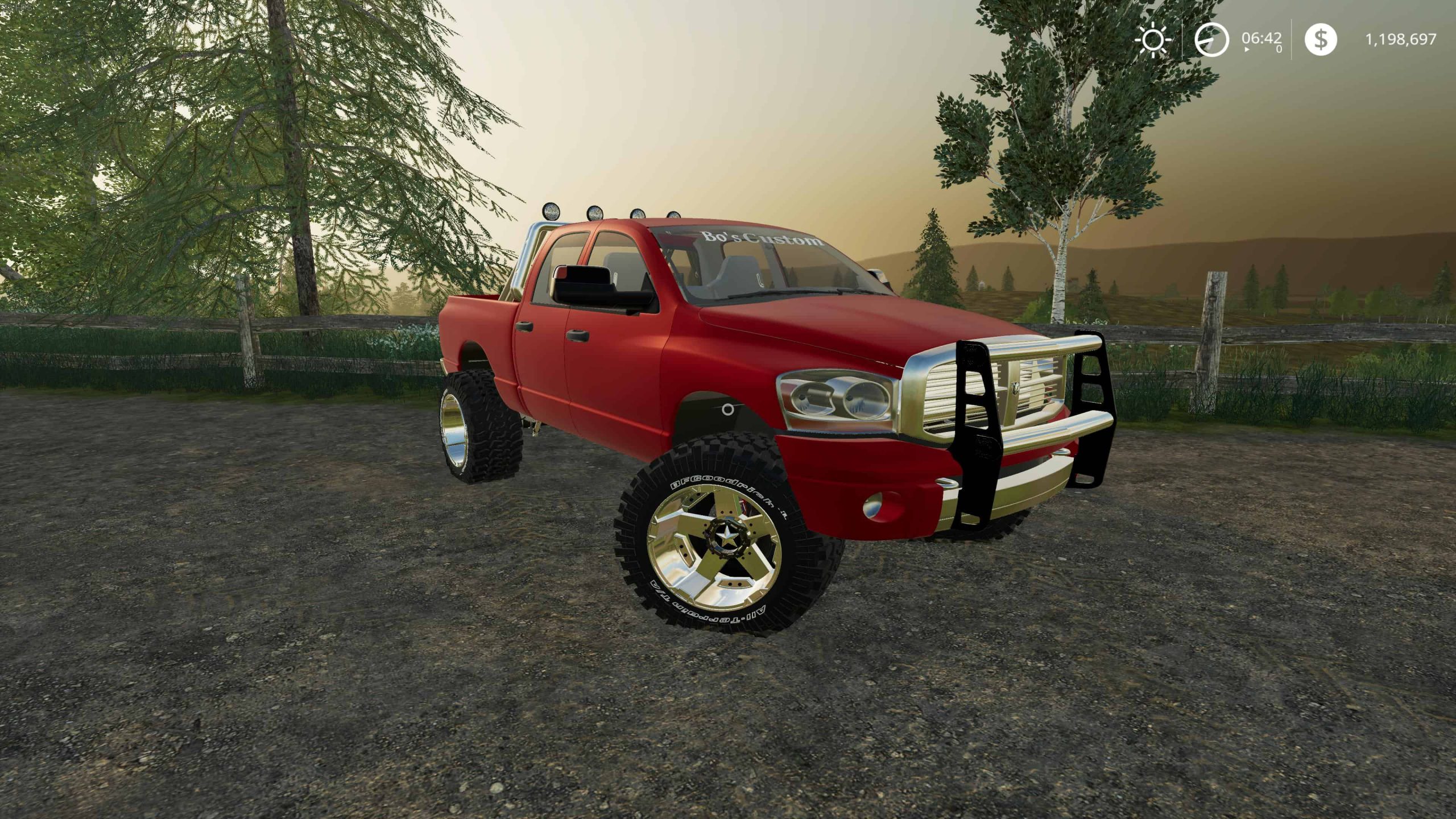 Car 2007 Dodge Ram v1.0 - Farming Simulator 22 mod, LS22 Mod download!