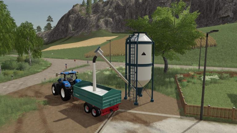 Fs 19 Placeable Refill Silos Salt V1.0 - Farming Simulator 22 Mod, Ls22 