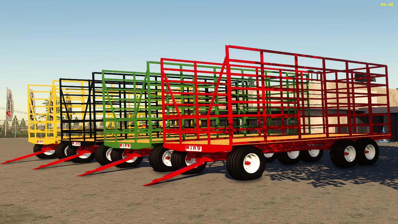 fs19 large cotton bale trailer mod