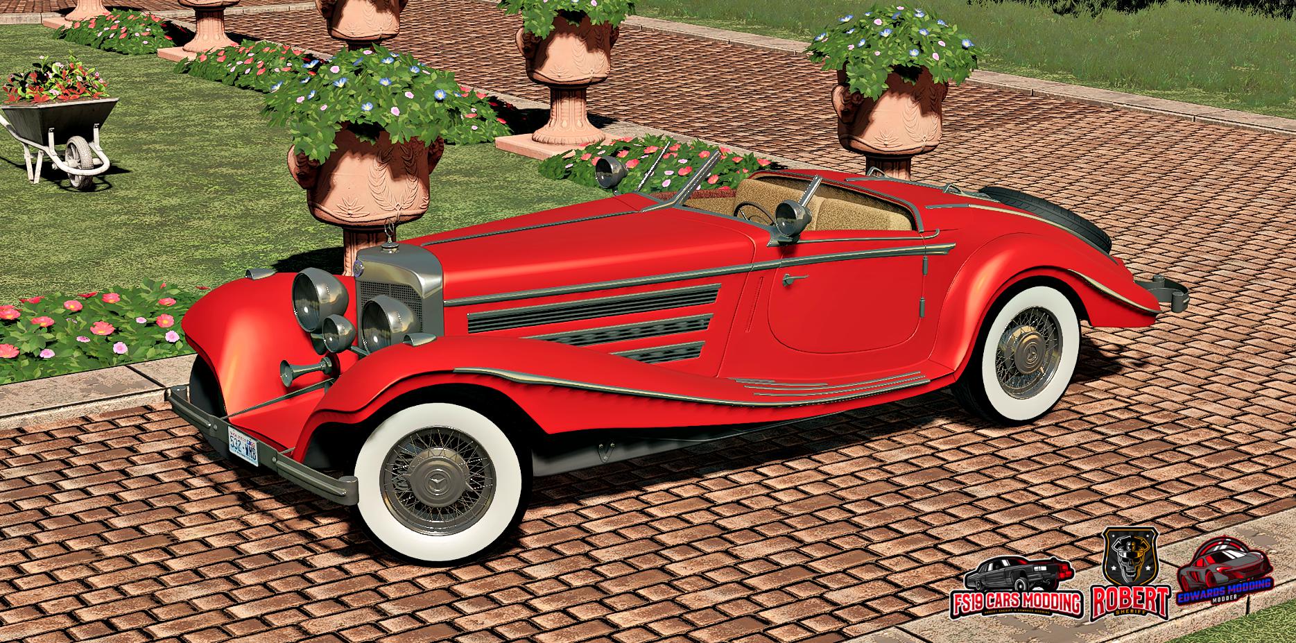 LS19 1936 Mercedes-Benz 540K Fixed v1.1 - Farming Simulator 22 mod ...