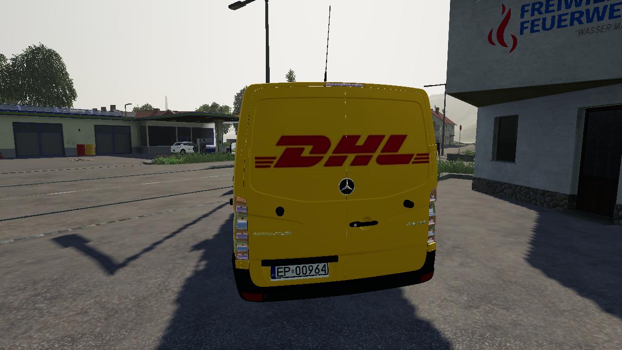 Ls2019 Mercedes Benz Sprinter Kurier Dhl V20 Farming Simulator 22 Mod Ls22 Mod Download 6758