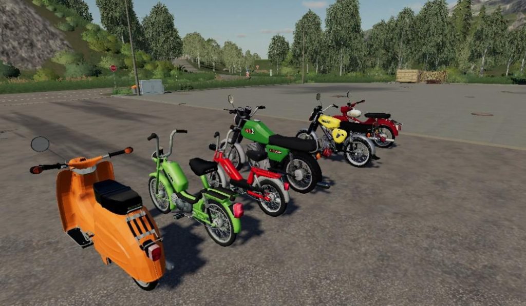 Mod Motorcycle Pack v1.0 - Farming Simulator 22 mod, LS22 Mod download!