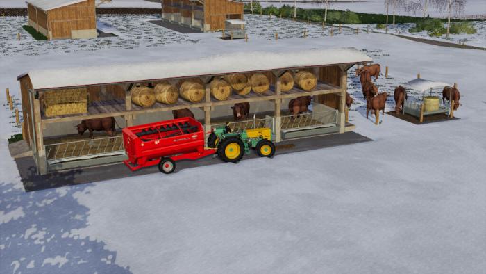 Mod Cattle Barn With Strawstage V10 Farming Simulator 22 Mod Ls22 Mod Download 1017