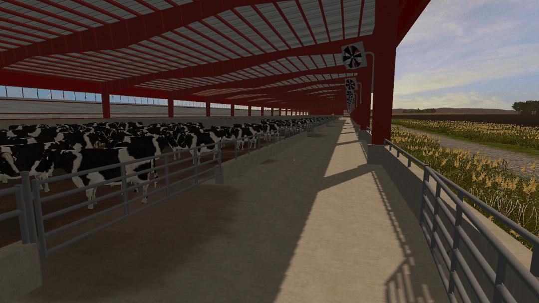 Object 100x660 Cattle Barn V10 Farming Simulator 22 Mod Ls22 Mod 6924