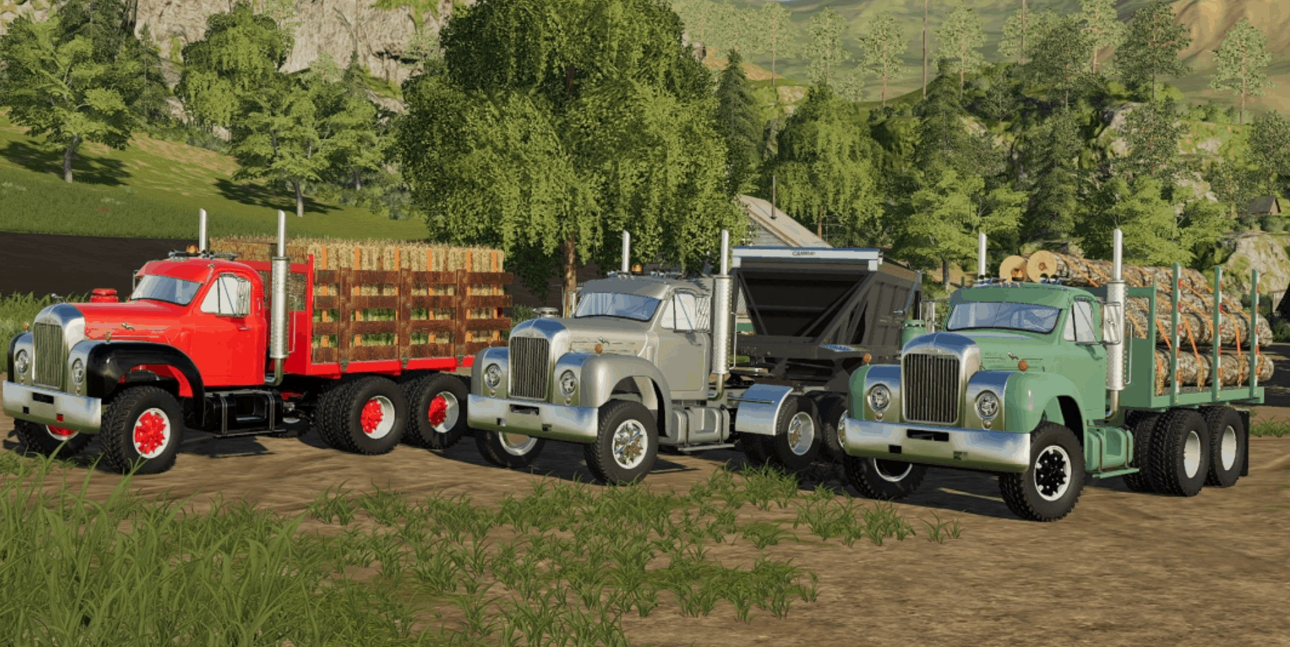 Mack B61 Truck V10 Fs 19 Farming Simulator 22 Mod Ls22 Mod Download 0309