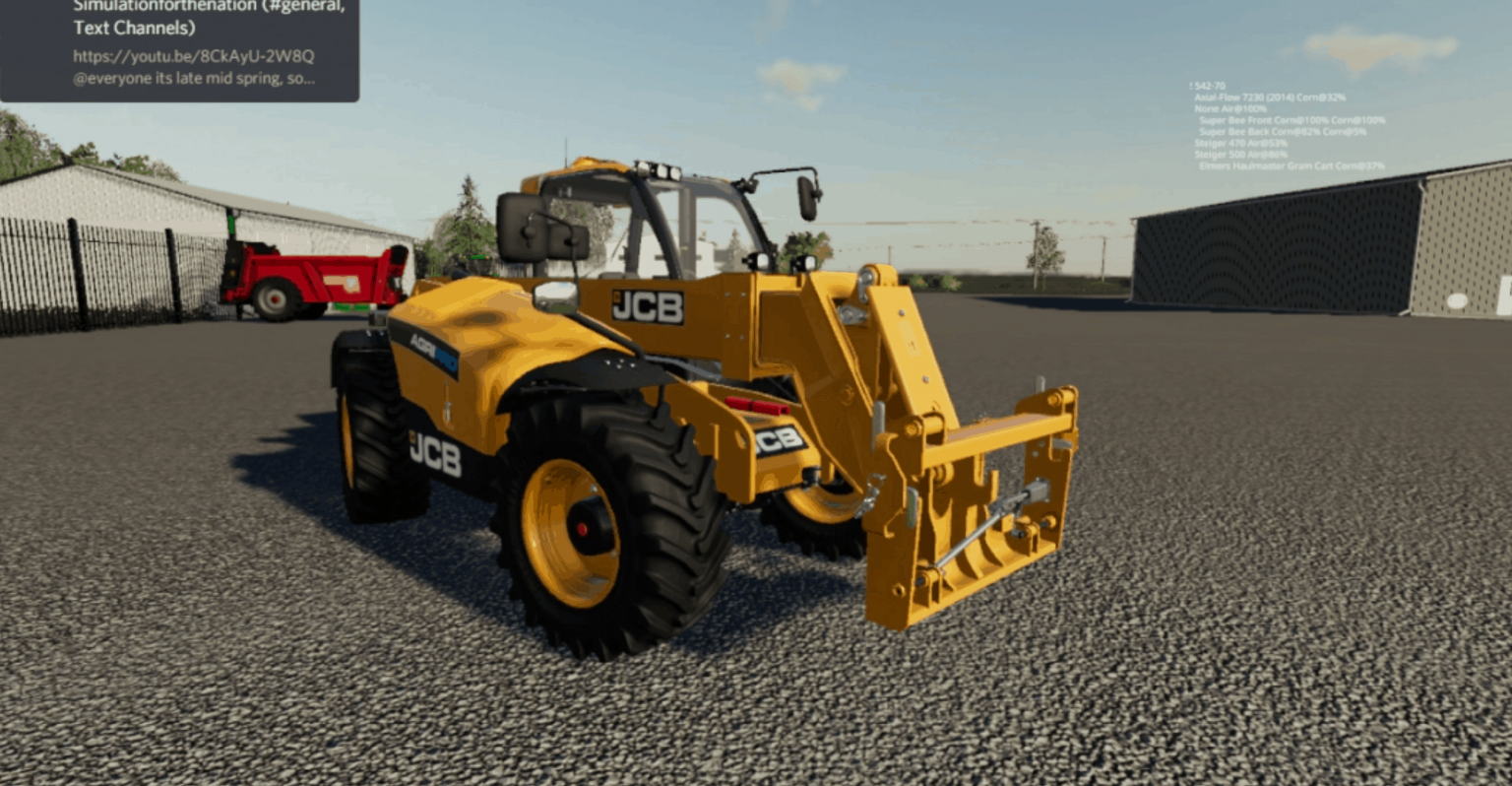 Mod Jcb 542 70 V10 Farming Simulator 22 Mod Ls22 Mod Download 6158