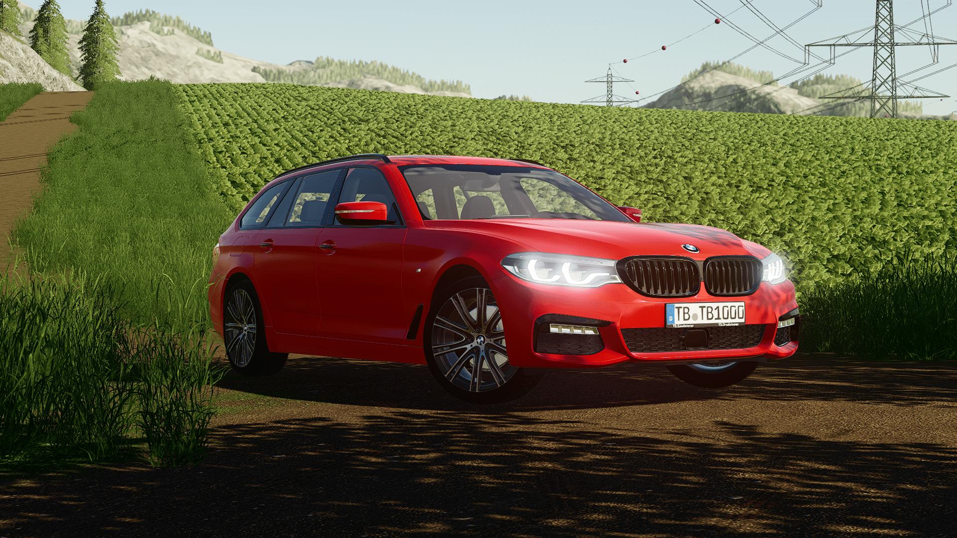 LS 19 BMW 5 er G31 2018 v1.0 - Farming Simulator 19 mod, LS19 Mod download!