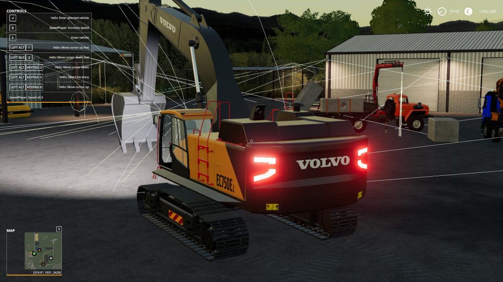 Ls Volvo Ec El Mining Excavator V Farming Simulator Mod Ls Mod Download