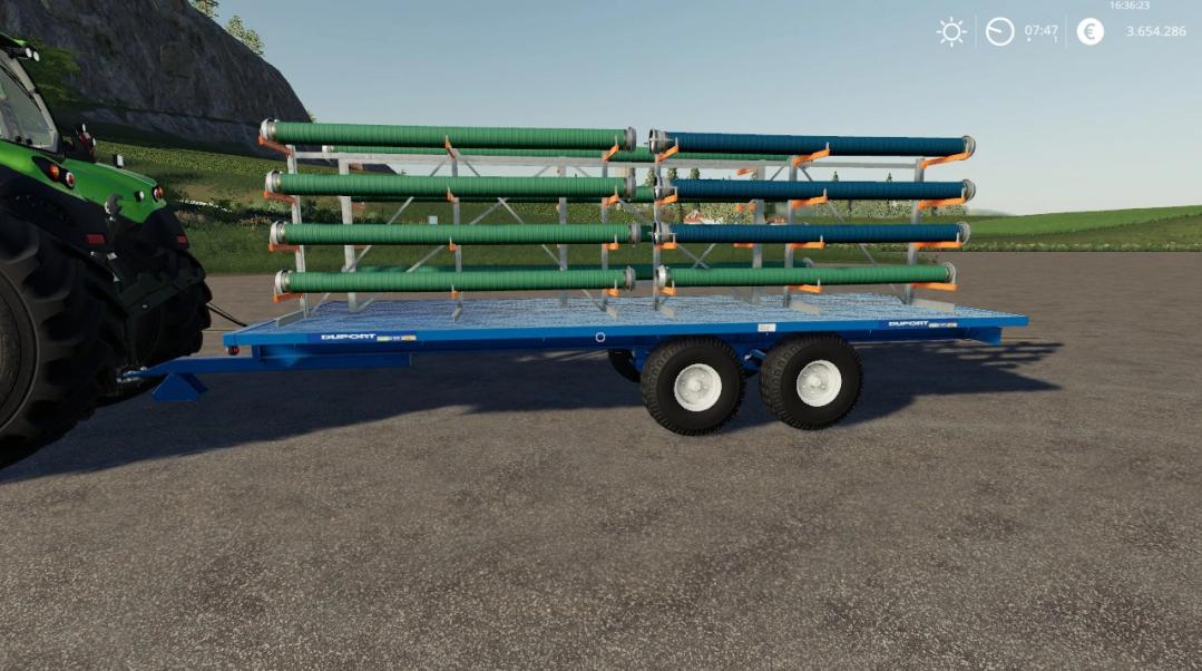 farming simulator 11 bale spike transporter