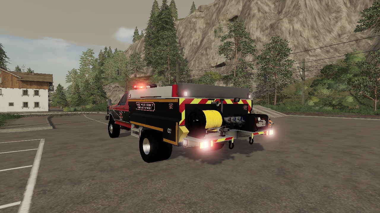 Car Ford American Fire Truck V50 Farming Simulator 22 Mod Ls22 Mod Download 9074