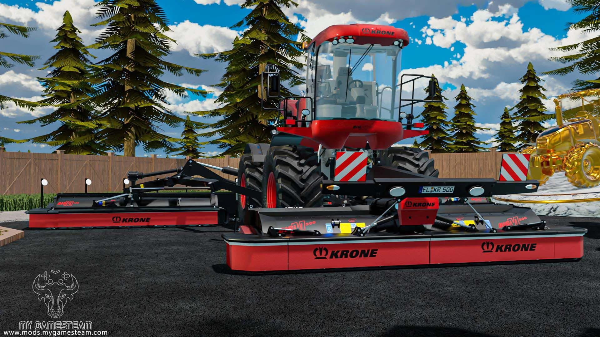 Fs 19 Krone Big M500 V1002 Farming Simulator 22 Mod Ls22 Mod Download 7095