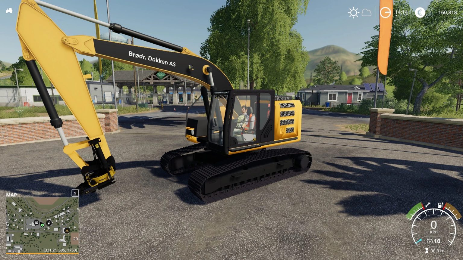 Ls 19 Cat 320el V1.0 - Fs 25 Modding - Ls25 Mod Download!