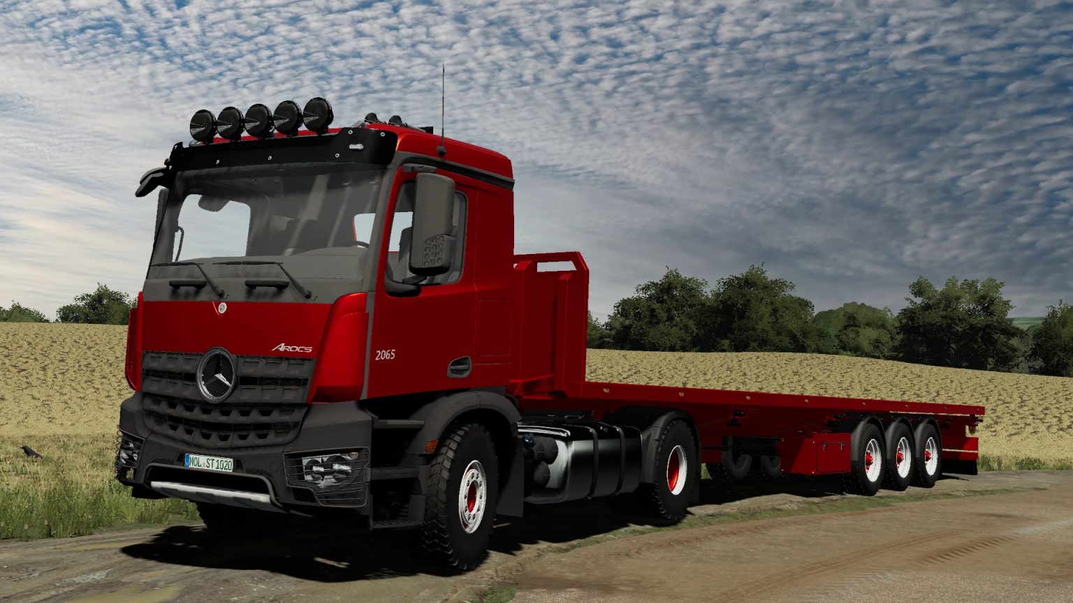 Mercedes Benz Arocs 4x2 V10 Fs 19 Farming Simulator 22 Mod Ls22 Mod