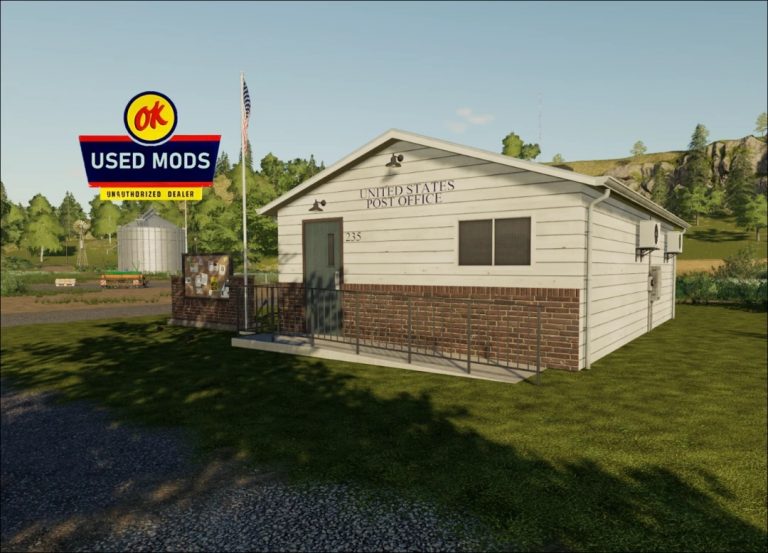 Mod A-OK Placable Post Office v1.0 - Farming Simulator 22 mod, LS22 Mod ...